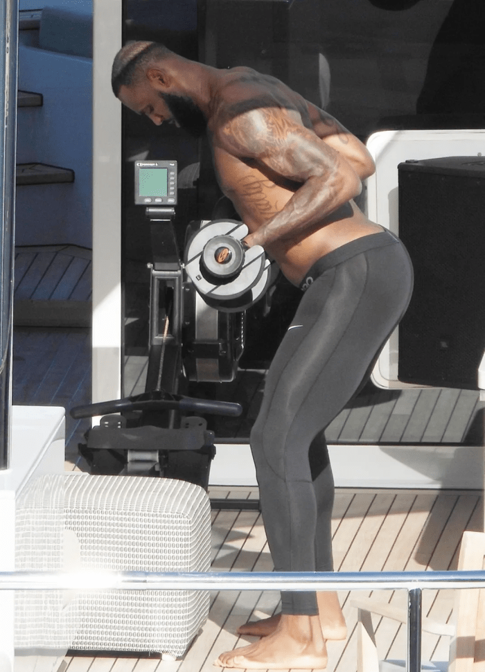 LeBron James Spotted Working Out On Italy Vacation Fadeaway World