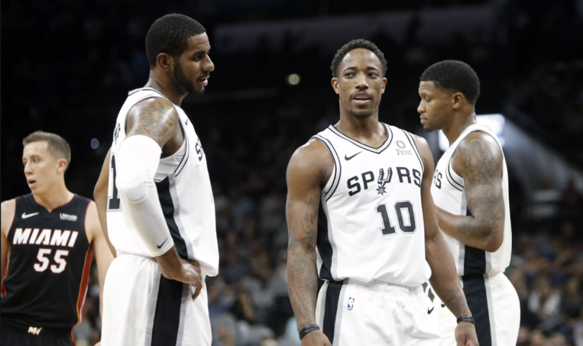 NBA Rumors San Antonio Could Trade DeMar DeRozan Or LaMarcus Aldridge