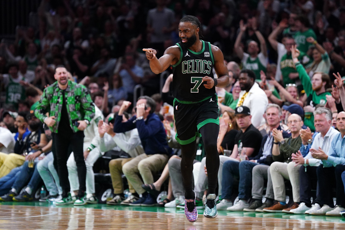 Jaylen Brown Is Caught In Disbelief As Reporter Questions Him On Team