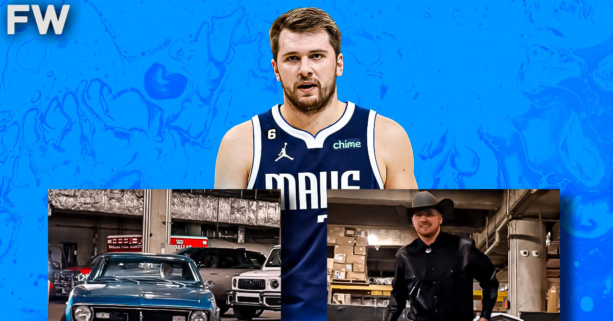 Watch: Luka Doncic Showed Up To Lakers-Mavericks Game In A Cowboy