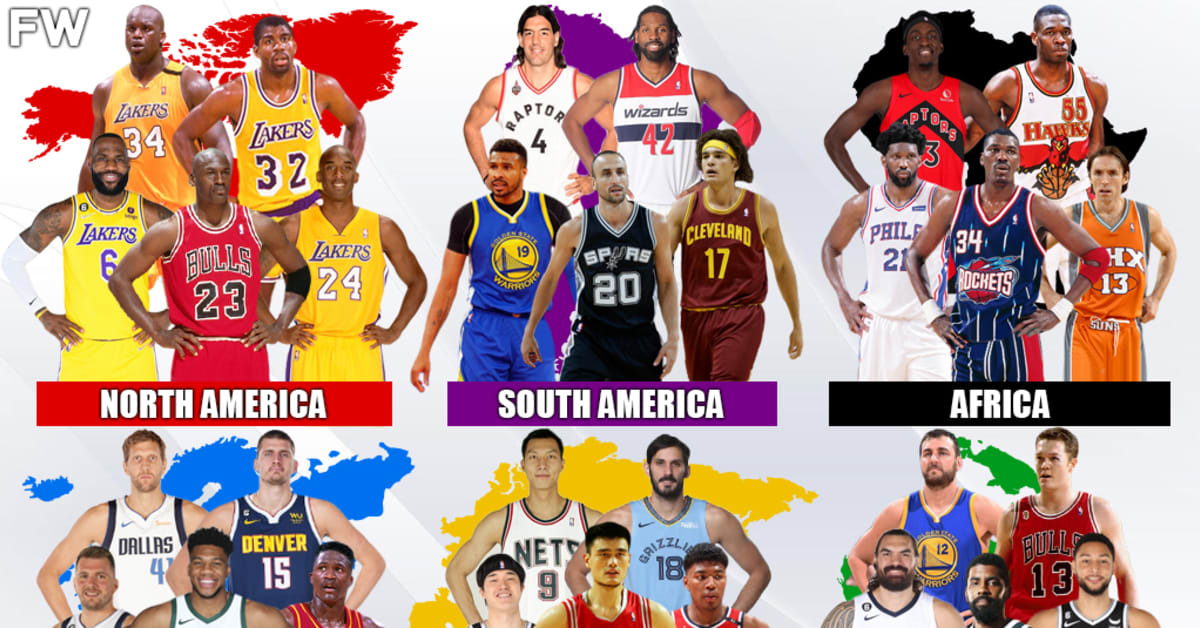 All-Time Greatest NBA Teams For Every Continent - Fadeaway World