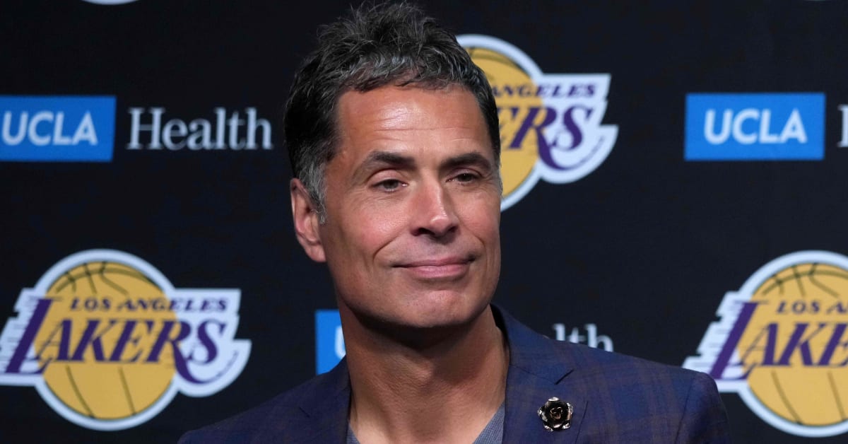 Lakers GM Rob Pelinka Makes A Statement After Drafting Bronny James ...