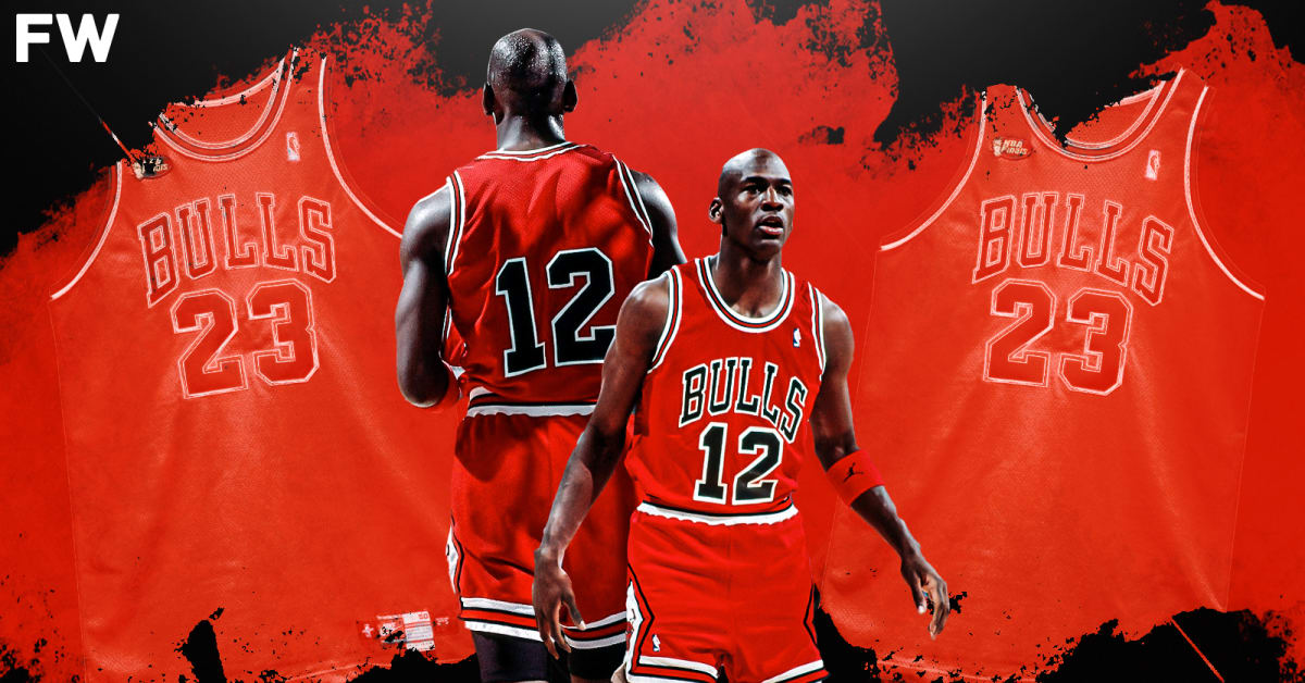 Champion Chicago Bulls jersey 23 Michael Jordan white NBA men S/M
