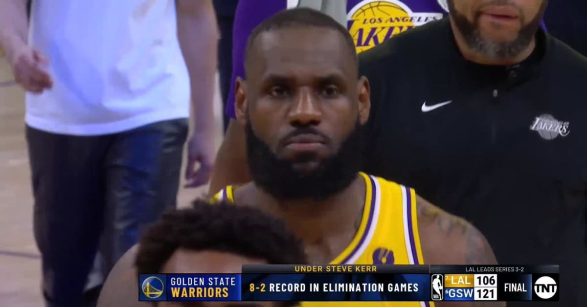 LeBron James' Upset Face After Game 5 Defeat Goes Viral - Fadeaway World