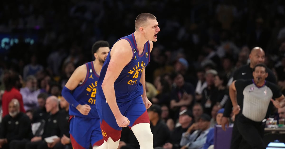 Nikola Jokic And The Denver Nuggets Celebrate After First Finals Berth ...