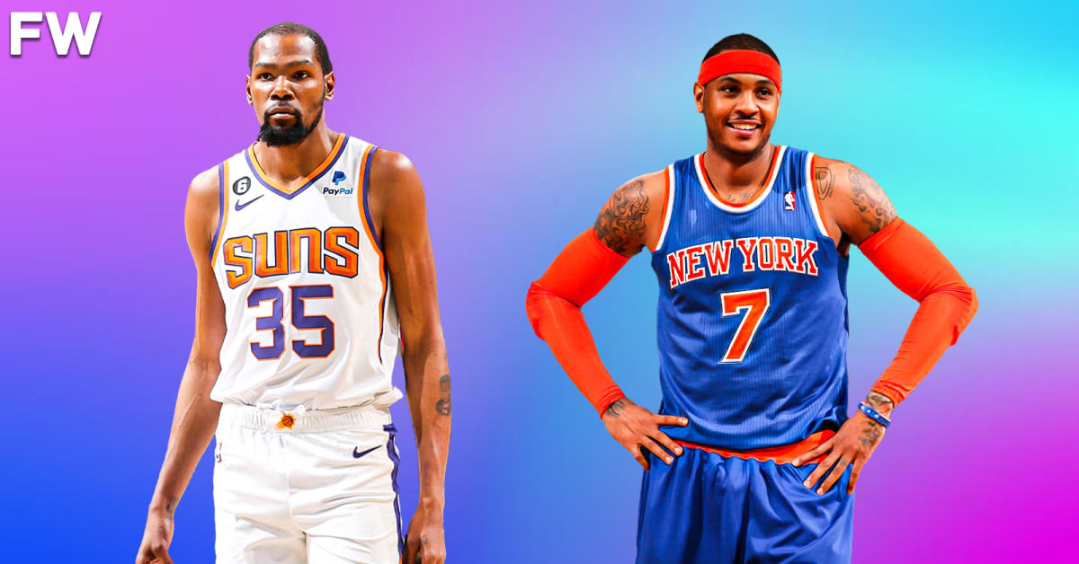 Kevin Durant Posts Hilarious Tribute To Carmelo Anthony After He ...