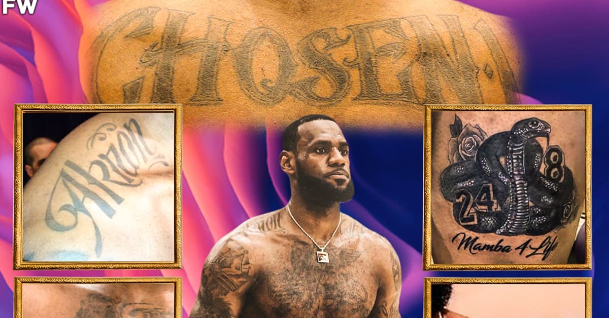 LeBron James took a photo with a man with a giant LeBron James tattoo | For  The Win