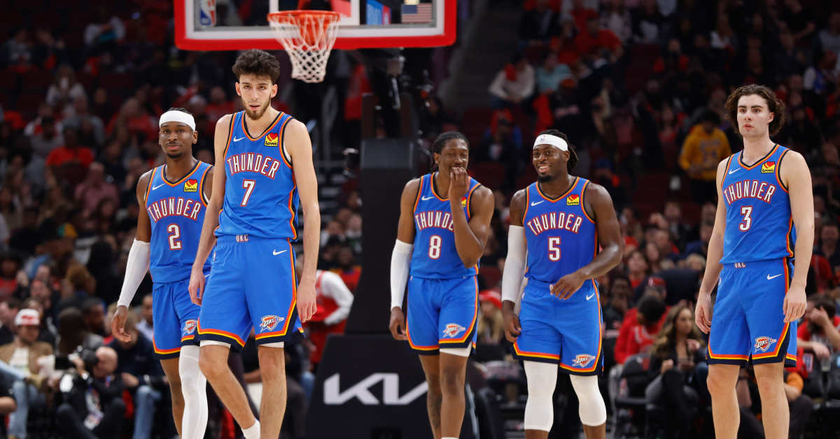 Oklahoma City Thunder Starting 5 Has An Average Age Nearly Equivalent