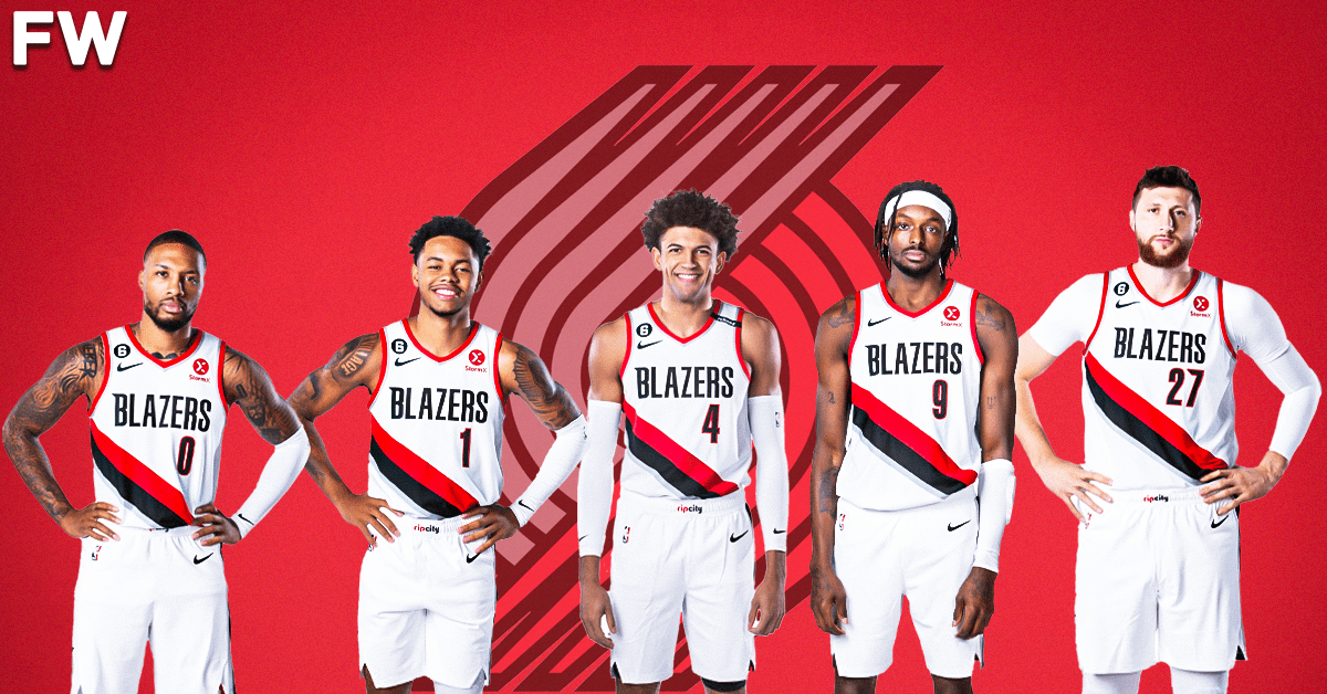 2023 24 Projected Starting Lineup For Portland Trail Blazers Fadeaway