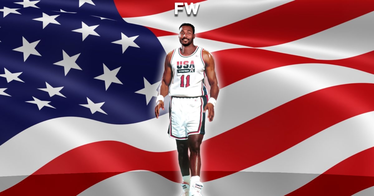Karl malone new arrivals team usa jersey