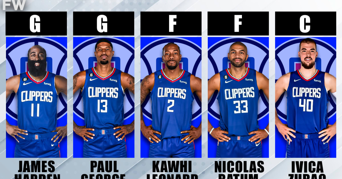 Los Angeles Clippers Starting Lineup With James Harden Looks Unbeatable Fadeaway World