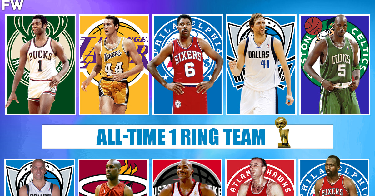 All Time One Ring Team Starting Lineup And Bench Fadeaway World