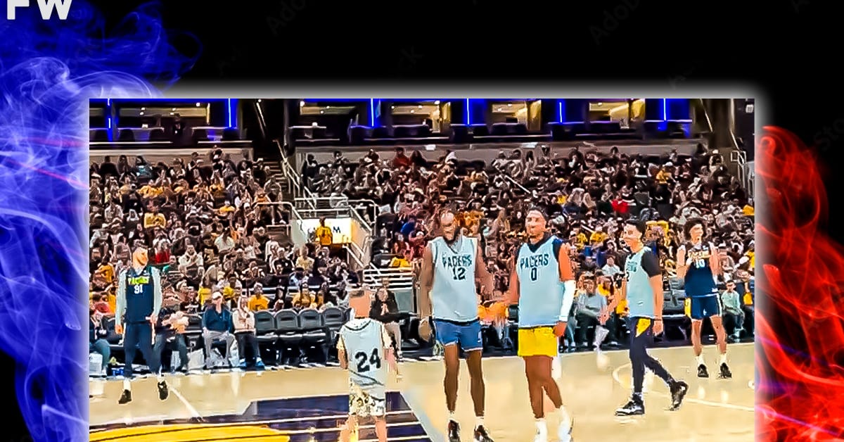 Young NBA Fan Crashes Pacers Scrimmage Checks In And Scores For A