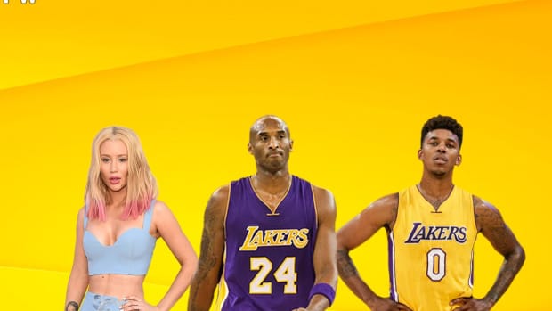 When Kobe Bryant Was Asked To Pick Between Iggy Azlea Or Nick Young: "Iggy. She's Been More Successful In Her Career So Far."