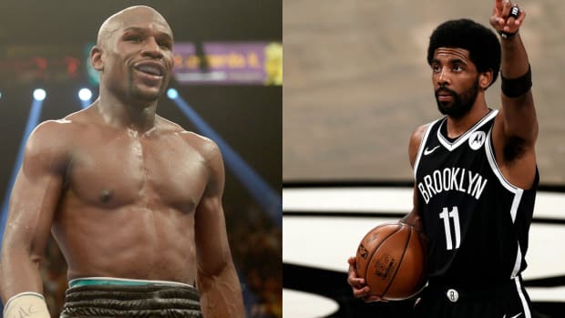 Floyd Mayweather Jr. Sends A Message Supporting Kyrie Irving's COVID-19 Stance