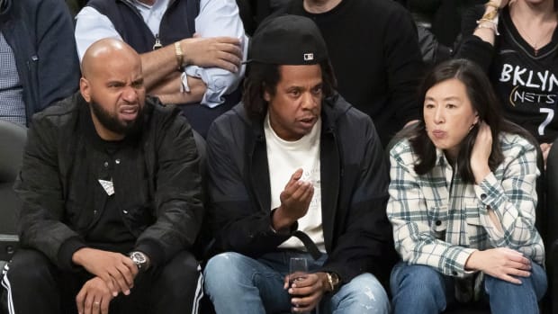 Fans React After Brooklyn Nets Co-Owner Almost Spilled Jay Z's Drink