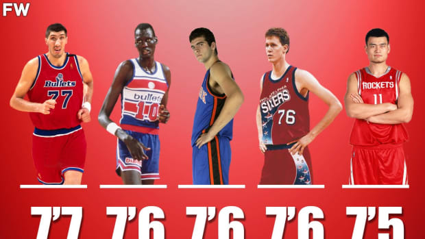 The 14 Tallest Players In NBA History
