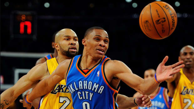 Derek Fisher Calls Russell Westbrook "Russell Westbrick" During Lakers’ Post-Game Show
