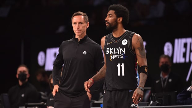 Kyrie Irving Makes Cryptic Comments After Fake Stories About An Argument Between Him And Steve Nash Spreads Across Twitter: "Which Side Are You On? The Truth vs. The Lie."