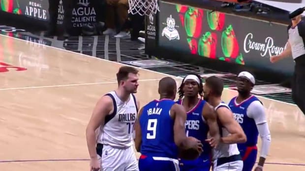 Luka Doncic Got A Tech After Telling Terence Mann "He's Too Small"