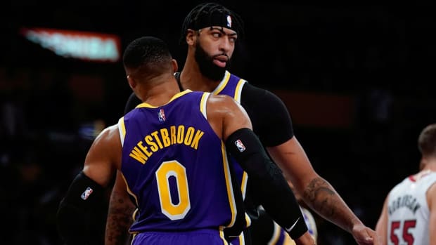 Anthony Davis Says The Lakers Didn’t Need Russell Westbrook To Be Like He Was In Oklahoma City: “Everybody Had To Make Sacrifices. It Was Tough For Westbrook To Adjust To That.”