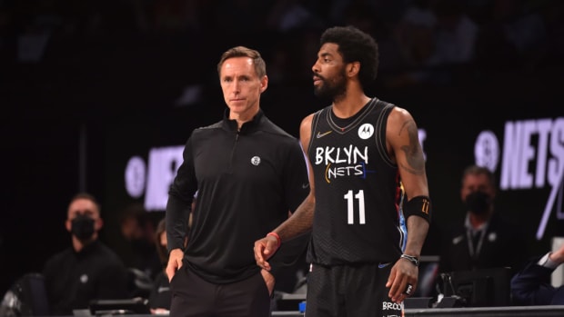 Lakers GM Rob Pelinka and Nets GM Sean Marks were spotted chatting recently  at the NBA Combine in Chicago. What if they were discussing a…