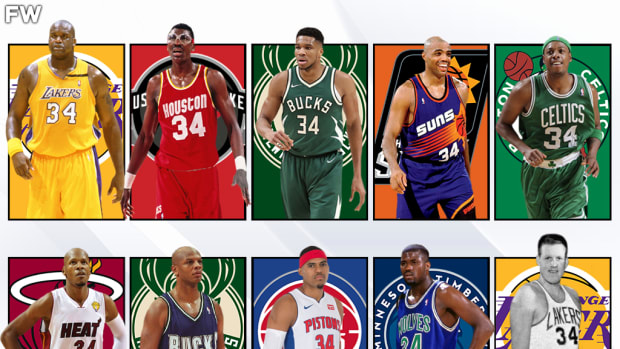 10 Best NBA Players Who Wore No. 34: Shaq, Hakeem, Giannis And Barkley Have Dominated Wearing That Number