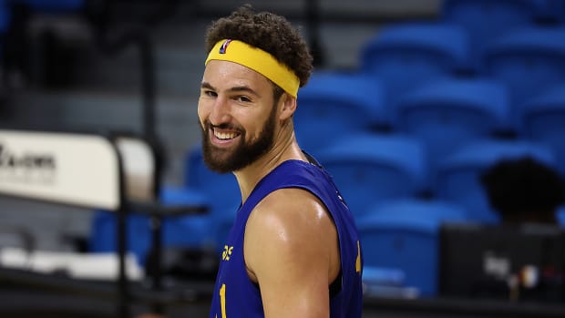 Klay Thompson's brother, Trayce, gets brutally honest on Warriors star's  football career