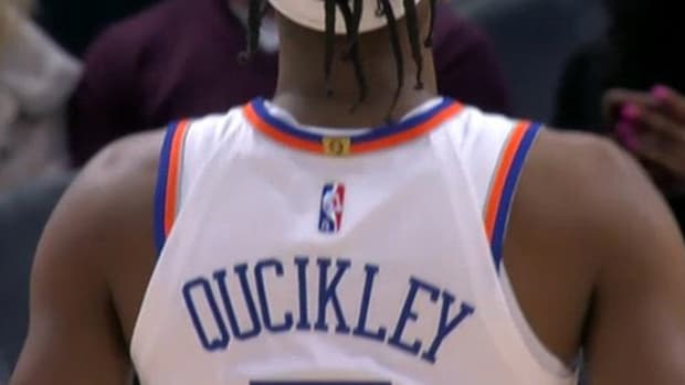The New York Knicks Spelled Immanuel Quickley's Name Wrong On His Own Jersey