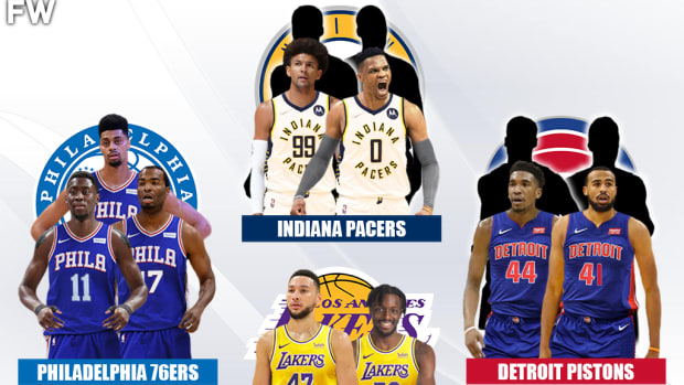 A Blockbuster 4-Team Trade Idea: Ben Simmons And Jerami Grant To The Lakers, Russell Westbrook To The Pacers
