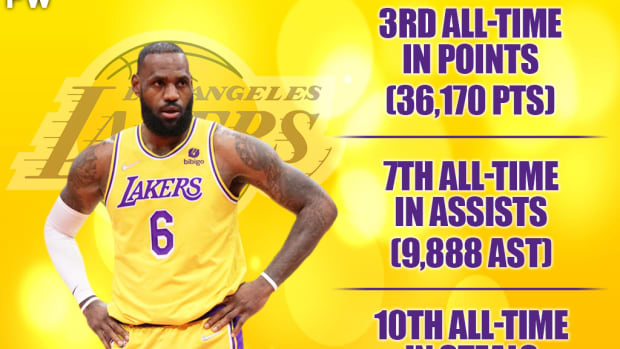 LeBron James Is The Only Player In NBA History To Be In The Top-10 On The All-Time Points, Assists, And Steals List