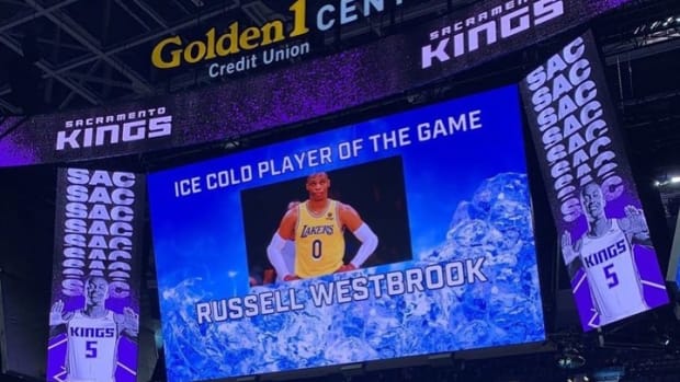 Russell Westbrook's Smart Response After The Kings Trolled Him With 'You're As Cold As Ice': "I Hope They Played That The Last 14 Years Too. That's Cute."