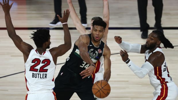 Giannis Antetokounmpo Throws Shade At 2020 Miami Heat: "They Were Built To Be An NBA Bubble Team"