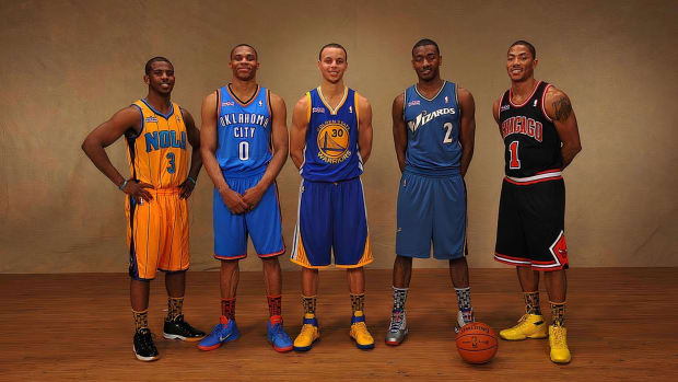 2011 NBA Taco Bell Skills Challenge Featured Stephen Curry, Russell Westbrook, Derrick Rose, Chris Paul, And John Wall