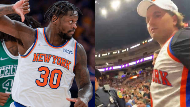 Knicks Fan Claims Julius Randle Got Him Removed From Heat Arena For Light-Heckling: ‘You Know You’re -34 Right Now, Right?’
