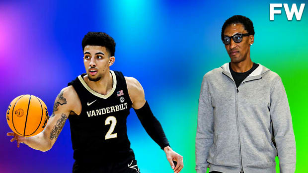 Scottie Pippen Was At The Arena When His Son Scored 26 Points And Led A Vanderbilt Comeback vs. Alabama