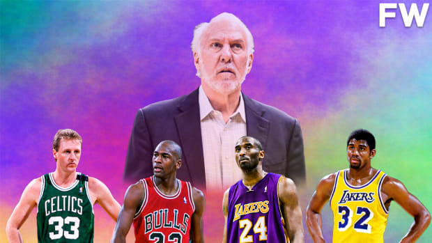 Gregg Popovich Places Kobe Bryant Among The Greatest Players Of All Time: "It’s Not Just His Talent Or His Physical Skills. His Mind Was On A Par With Michael And Larry And Magic, Guys Like That."