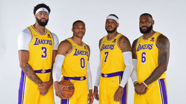 Anthony Davis Says The NBA Wants To See The Lakers Run It Back With The Same Team Next Season: “I Think The World Would Love To See What This Team Can Be When We’re Healthy For The Full 82.”
