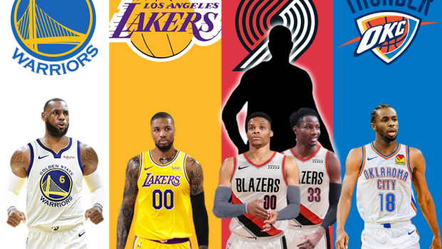 NBA Fans React To A 4-Team Blockbuster Trade Where LeBron James Will Go To The Warriors And Damian Lillard To The Lakers: "It Is A Win-Win Trade For Every Team"