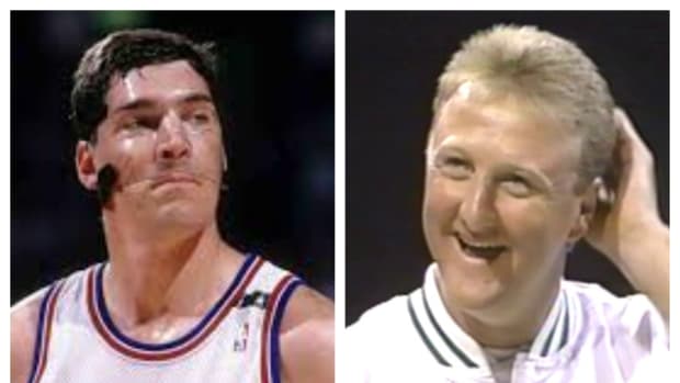 Larry Bird's Epic Response When Asked What He Would Say To Bill Laimbeer If He Showed Up At Bird's Jersey Retirement: "We Would Probably Hang Him Up With The Banners."