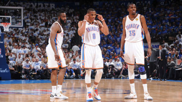 Thunder GM Sam Presti On Their Old Superteam: "Kevin Durant Is A Basketball God, James Harden Is A Basketball Genius, And Russell Westbrook Is A Basketball Warrior."
