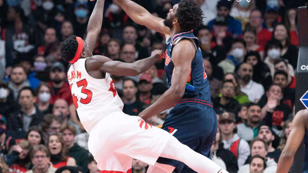 Pascal Siakam On Joel Embiid's 'Dirty Plays' In Philadelphia vs. Toronto Game 4: "At The End Of The Day, It's All Fake Toughness."