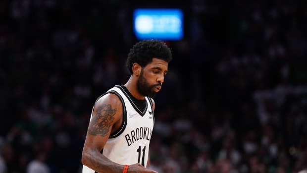 Kyrie Irving Says He Didn’t Feel Like Himself Last Season Because He Couldn’t Play: “I Think That Really Impacted Not Just Me, But A Lot Of Other People. Just Had To Sit In That Hot Seat For A Little Bit And Deal With It.”