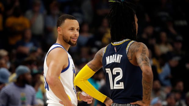 Video: Ja Morant Talks Trash To Steph Curry After 47-Point Performance In Game 2 Wim
