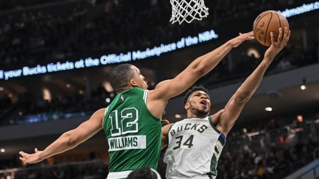 Grant Williams Talks About Incredible Defensive Performance On Giannis Antetokounmpo In Game 2: "You Have To Kinda Hunker Down And Trust In The Work That You've Done And Do Your Best"