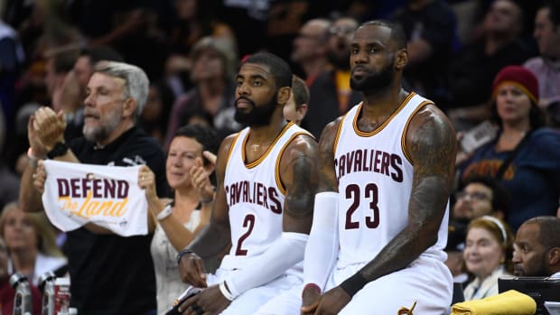 Kyrie Irving Admits He Wasn’t At His Best Level When He Played With LeBron James In Cleveland: “I Think That Was One Of The Highest Levels Of Play That I Played. But It Wasn’t The Highest From Me That I Look Back On. Just Because It Was A Short Window.”
