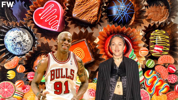Dennis Rodman Explains What Madonna Saw In Him: "I Think Madonna Saw Me As A Kid In A Candy Store. She Was A Guy Like 'Wow, He's Very Somewhat Attractive, Nice Body.'"