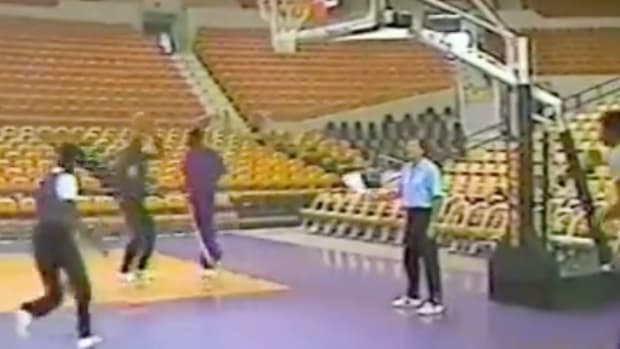 NBA Fans React To Incredible Footage Of Magic Johnson, Kareem Abdul-Jabbar, And The 1983 Los Angeles Lakers Shoot Around: “Legends! Unbelievable. Glad There Is Footage Out There. Special Team, Special Time.”