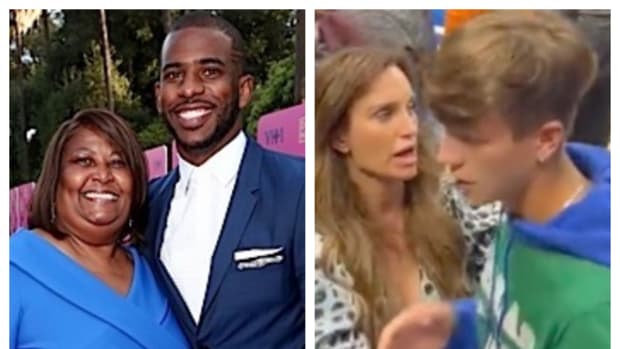The Dallas Mavericks Fan That Troubled Chris Paul's Family Was Reportedly Trying To Give Them "Unwanted Hugs"