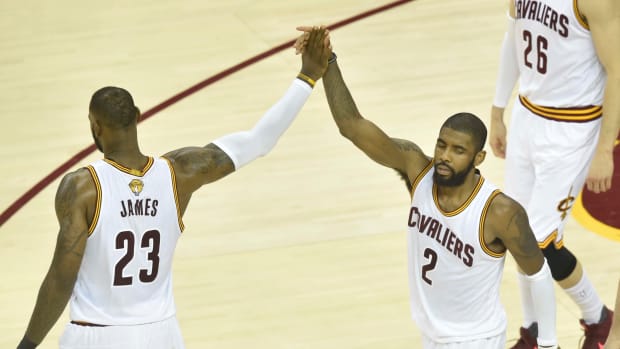 Kyrie Irving Talks About Old Comment About LeBron James Not Being A 'Last-Shot' Shooter Like Kevin Durant: "I Would Never Slight Him. I Respect The Hell Out Of Him."